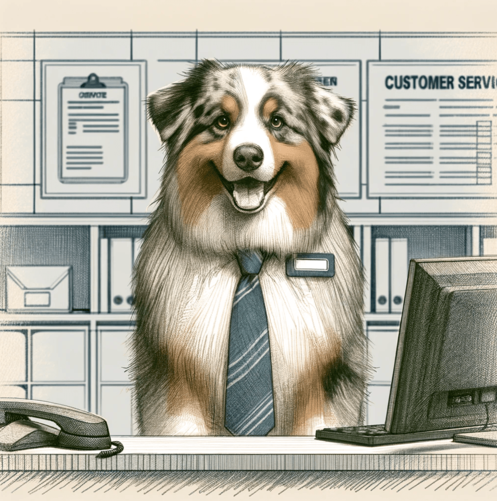 Your Digital Shepherd teaching you the art of customer service.